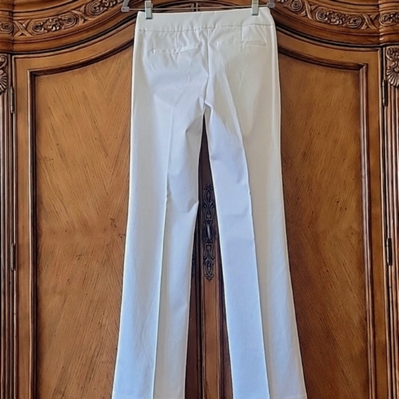 NWOT 7th Avenue Suiting Collection New York & Co White Tailored Pants Tall 0 - Picture 2 of 6
